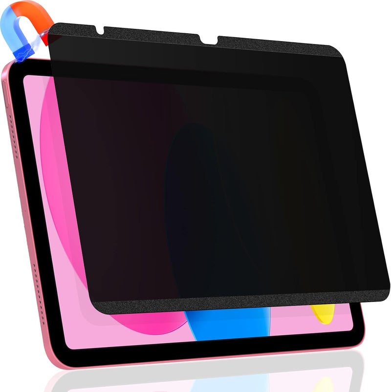 Mamol Magnetic iPad 11th generation (A6, 2025)/ 10th generation (2022) Privacy Screen Protector, iPad 10.9 inchAnti Blue Light Glare Spy Privacy Filter - Image 1